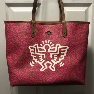 Reversible Coach Tote- Artist Keith Haring